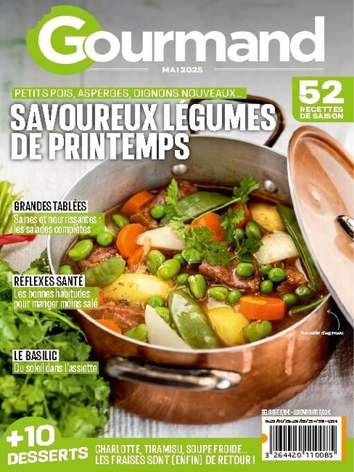 Détails du titre pour Gourmand par Les Publications Grand Public (PGP) - Disponible
